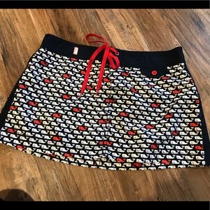 Vineyard Vines RW&B Whale Board Skirt